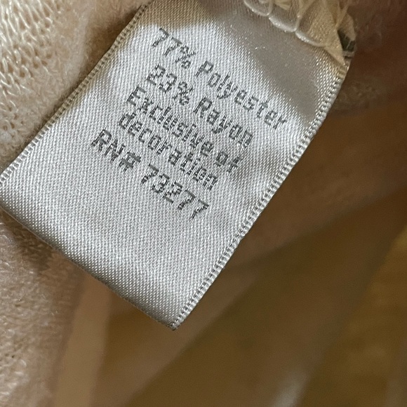 Disney Bambi Limited Edition LC Lauren Conrad Beige Thin Sweater Tunic Top Sz M - Picture 4 of 4